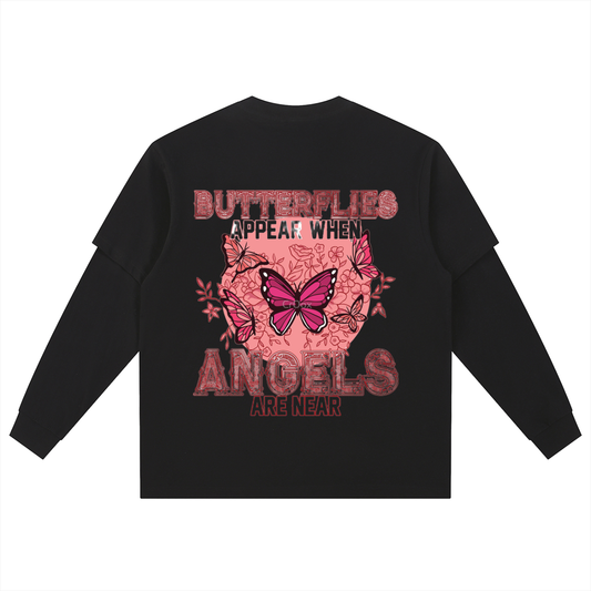 Layered Long Sleeve Oversized Tee