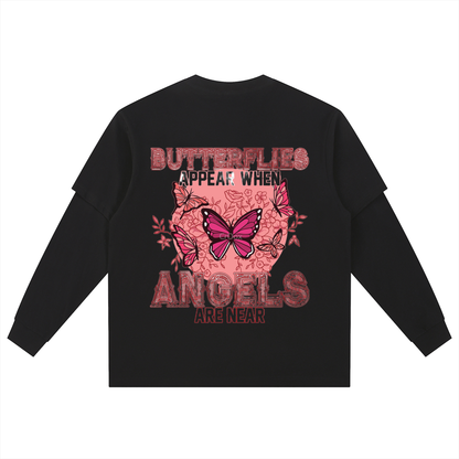 Layered Long Sleeve Oversized Tee