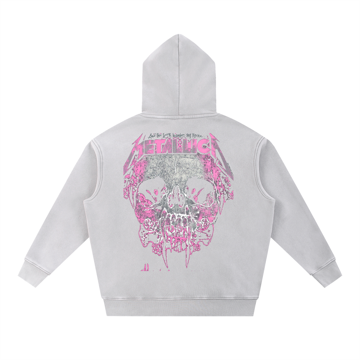 Snow Wash Fleece Oversize Hoodie