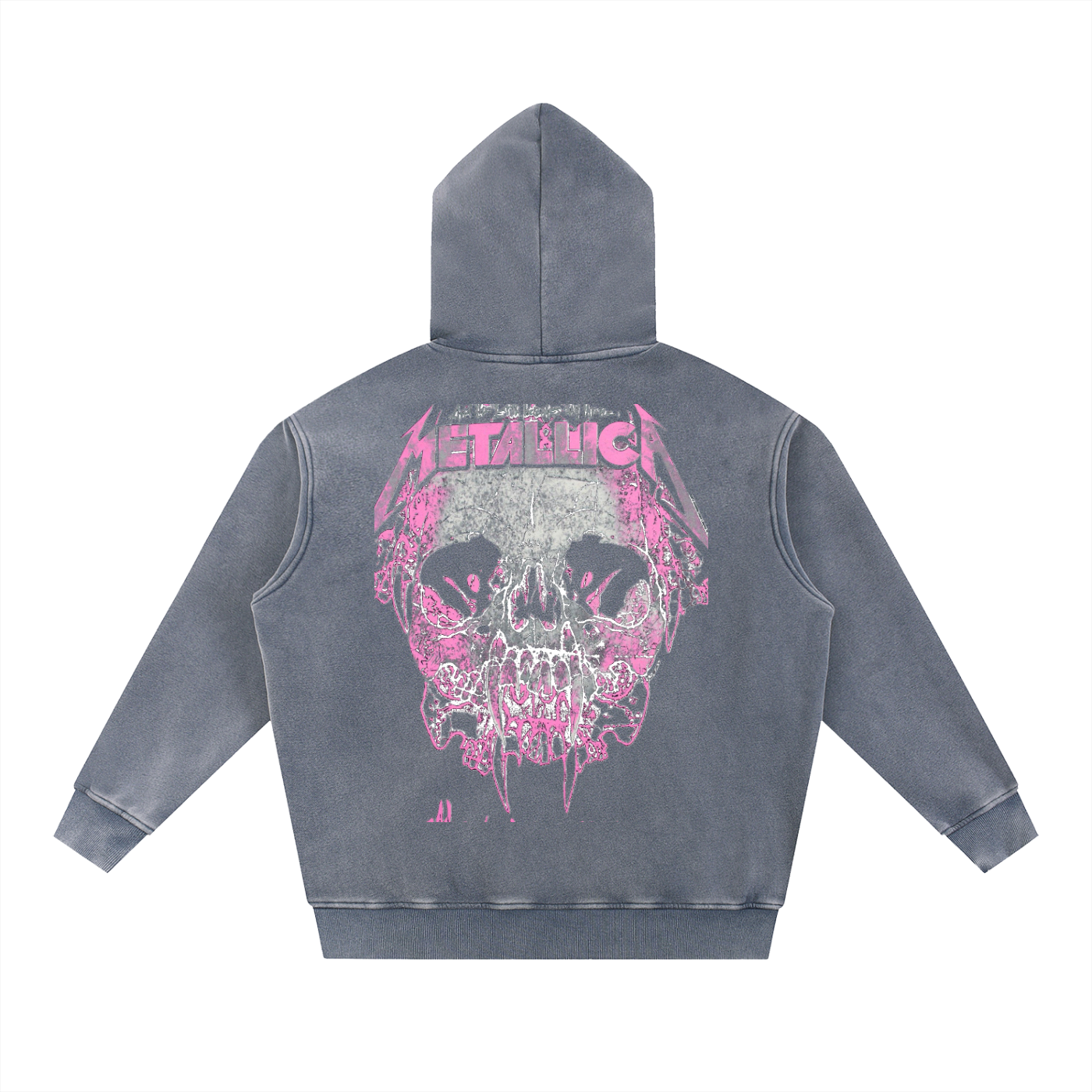Snow Wash Fleece Oversize Hoodie