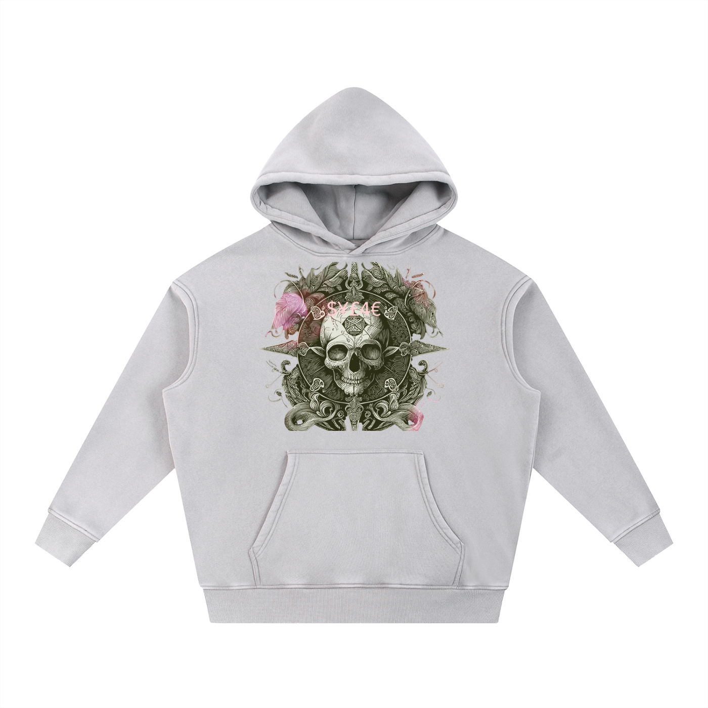Snow Wash Fleece Oversize Hoodie