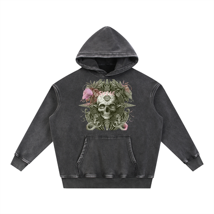 Snow Wash Fleece Oversize Hoodie
