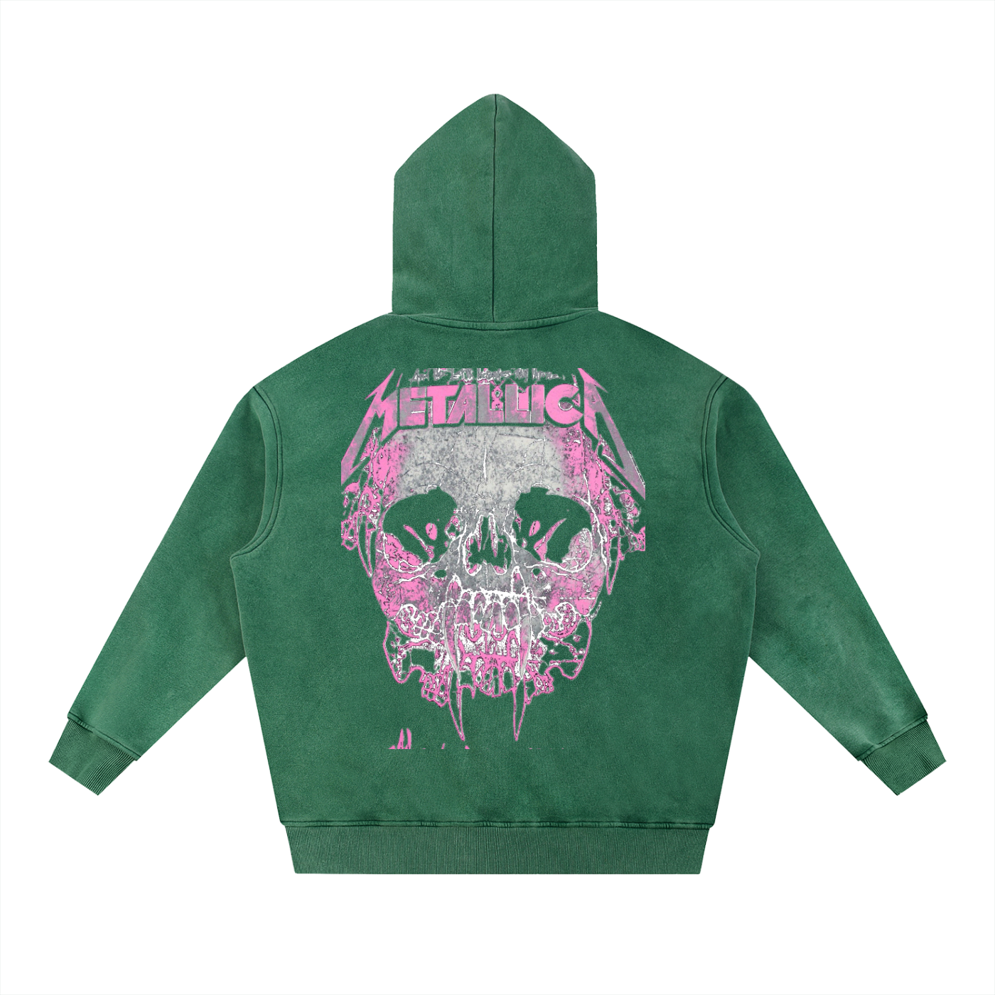 Snow Wash Fleece Oversize Hoodie