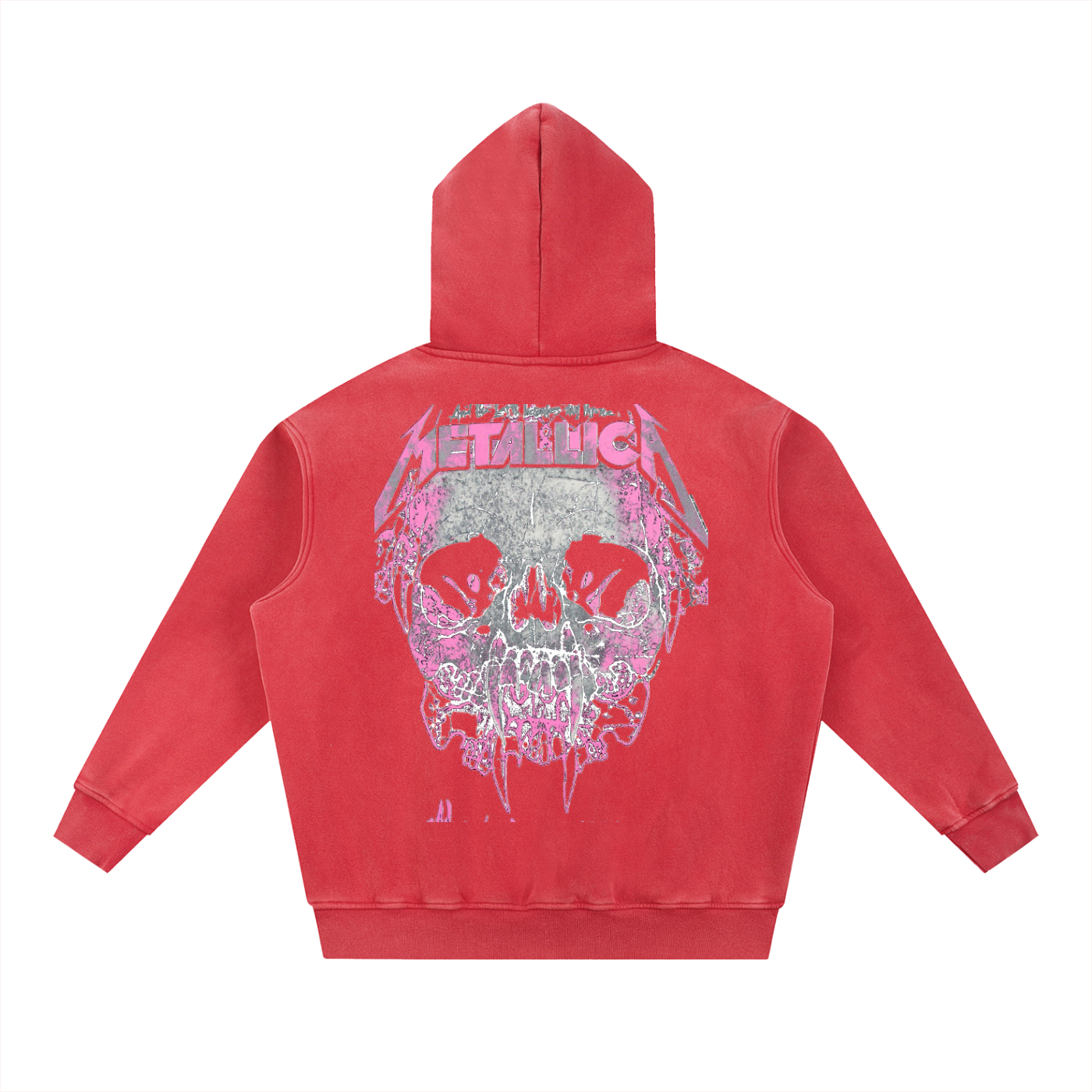 Snow Wash Fleece Oversize Hoodie