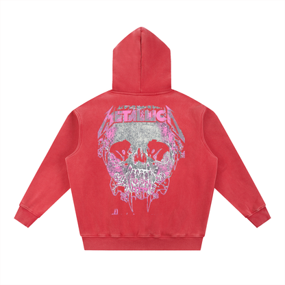 Snow Wash Fleece Oversize Hoodie
