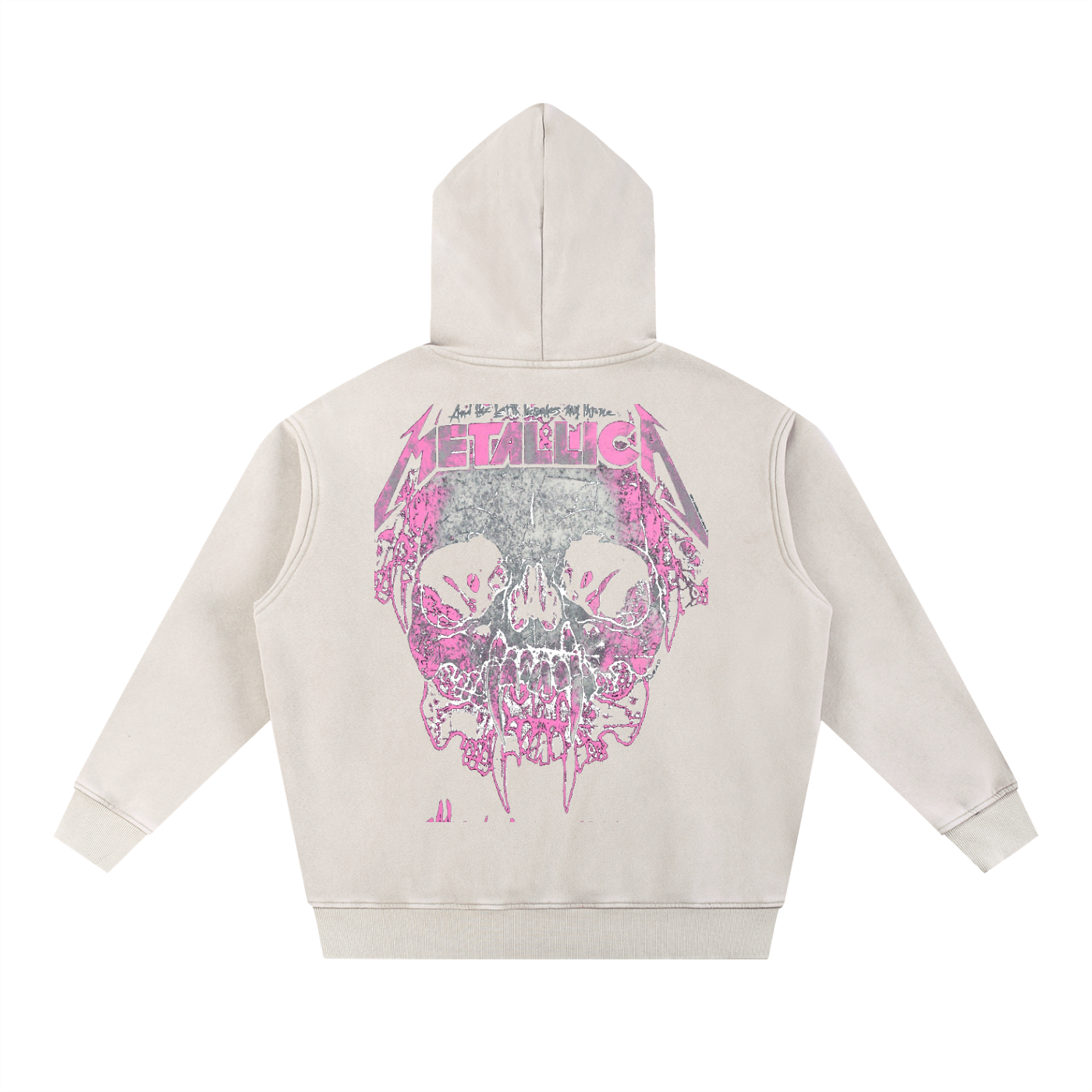 Snow Wash Fleece Oversize Hoodie